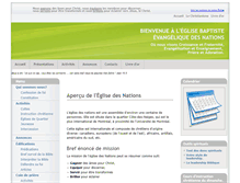 Tablet Screenshot of eglisedesnations.org